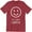 Red, variant on I'm A Happy Camper Funny Smile Face Emoji Tourism Camping Travel Men T-Shirt