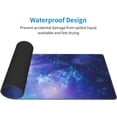thumbnail image 2 of Galaxy XL Desk Mouse Pad, Nebula Galaxies in Space Extended Large Gaming Mousepad Desktop, Big Long Desk Mat Makeup for Laptop, Keyboard, Computer for Decor Women Office (Blue Purple, XL 31.5*11.8 In), 2 of 6