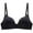 Black, variant on Bras for Women Full Coverage Lightly Lined Black Wire T Shirt Small Cup Seamless Comfortable Push Up Bra