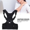 thumbnail image 6 of Posture Corrector,  Elasticity Correction Belt, For Posture Correct Kyphosis L Black, 6 of 8
