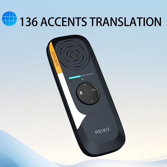 Portable Language Translator Device, Two-Way Instant Translator, APP Online Voice Translation, 136Languages Supported, High Accuracy Translator Device for Travel Business Learning