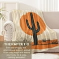 thumbnail image 3 of Cactus Blanket for Women Adults, Flannel Cactus Blankets Gifts, Cactus Throw Blanket for Sofa Bed Living Room Soft Warm Cozy Cactus Decor 50" x 60", 3 of 6