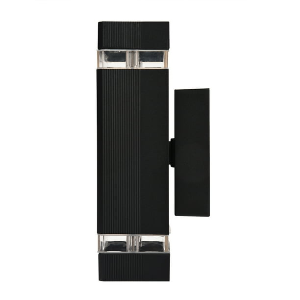 Luz de Pared LED, Iluminación Moderna Hacia Arriba y HACIA ABAJO PARA DELECIÓN DEL DORMITORIO DEL HOGAR, BOMBILLAS GU10 DE 5W, LUZ DE PARED PARA INTERIOR Y EXTERIOR