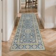 thumbnail image 5 of 2x6 Washable Runner Rug for Hallway, Soft Low Profile Non Slip Vintage Oriental Rug for Kitchen, Bedroom & Entryway,Blue, 5 of 5