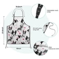 thumbnail image 7 of Pug and Love Heart Kids Aprons for Girls and Boys,Adjustable Neck Strap Toddler Aprons for Kids Cooking Baking, 7 of 7
