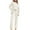 Beige, variant on Women Casual Loose Printed Pocket Drawstring Pants Long Sleeve Round-Neck Tops Set Jogger Tracksuit Set S-143 Beige M