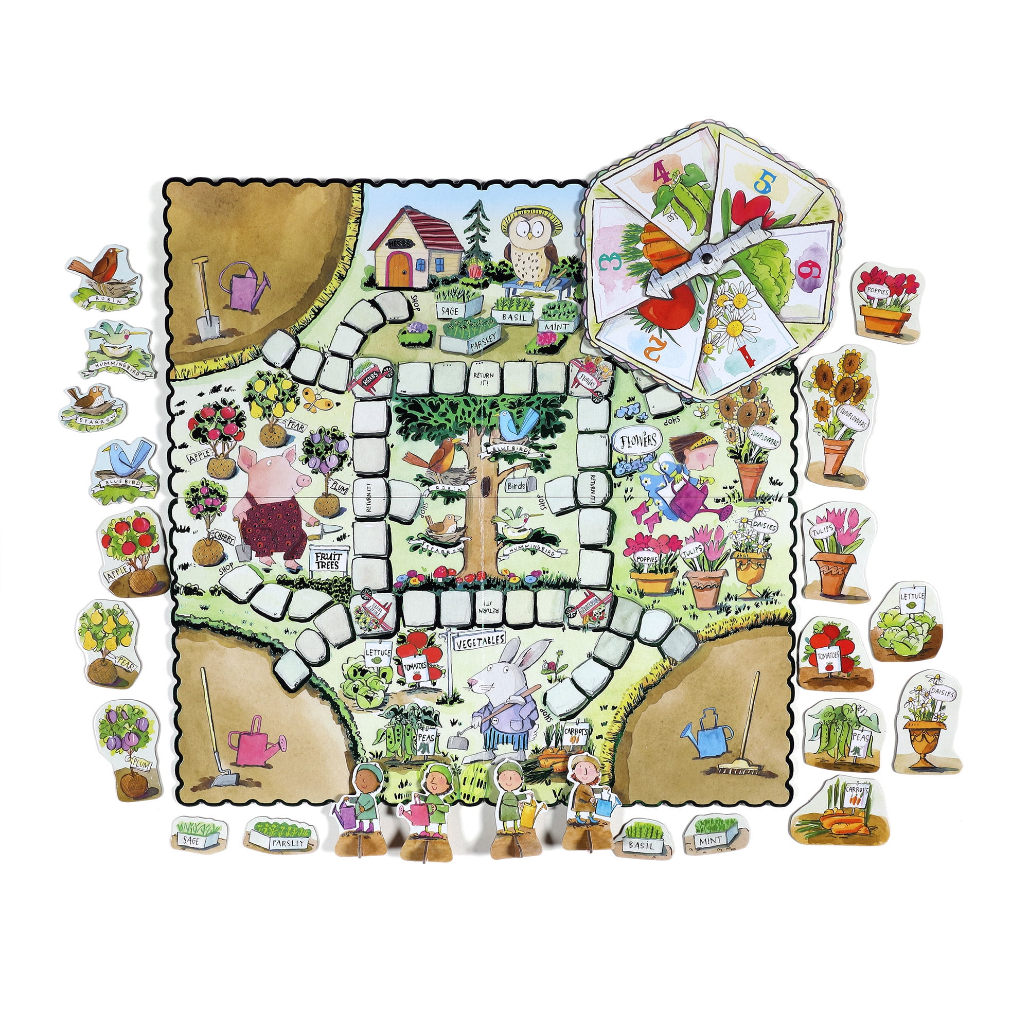eeBoo Gathering a Garden Board Game