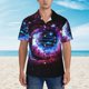 thumbnail image 2 of Fotbe v Camisa Hawaiana para Hombre Unisex – Camisa Casual de Verano con Botones de Manga Corta de Algodón y Lino,XX-Large, 2 of 7