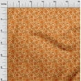 thumbnail image 2 of oneOone Polyester Spandex Orange Fabric Florals Sewing Craft Projects Fabric Prints By Yard 56 Inch Wide-2JS, 2 of 4
