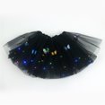 thumbnail image 4 of ZHOGXU Baby Girls Soft Tutu Skirt Shining Mesh Butterflys Print Led Light Elastic Waist Dance Princess Skirt,Black,One Size, 4 of 4