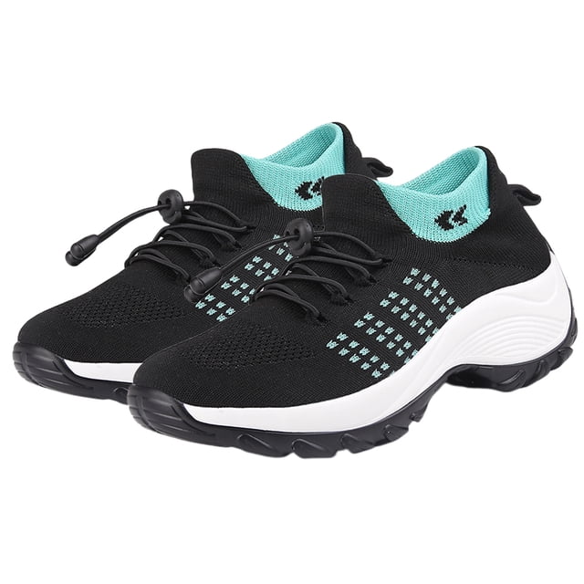 Zapatos Para Caminar Mocasines casuales para mujer Zapatillas deportivas transpirables para suministros al aire libre (40 verde) Sywqhk Para Estrenar