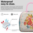 thumbnail image 3 of Lunch Bag Lunch Box for Women Reusable Insulated Lunch Cooler Bags,Large Capacity for Work Travel Picnic,Water-Resistant Pioneer Colorful Floral Lunch Tote Bag Gifts for Woman Mom Pink, 3 of 6