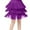 Purple, variant on Children Dresses Performance Festival Rave Shorts Skirt Elastic Waist Pencil Bodycon Tassels Skirt,Green,3-4 Years