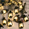 thumbnail image 2 of Halloween Kerosene Bottle String Light Retro String Light Garden Decoration Light, 2 of 9