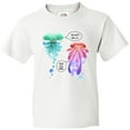 thumbnail image 3 of Inktastic Funny I'm Not Jelly Jellyfish in Blue and Pink Youth T-Shirt, 3 of 5