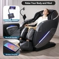 thumbnail image 4 of 2026 Massage Chair,Full Body Zero Gravity with SL Track,Heat, AI Control,12 Auto Programs,Black, 4 of 10