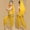 Yellow, variant on Trendy Girls Outfits Set for Dancing and Casual Wear - Complete Ensemble with Top Shorts Accessories for Ages 2-16