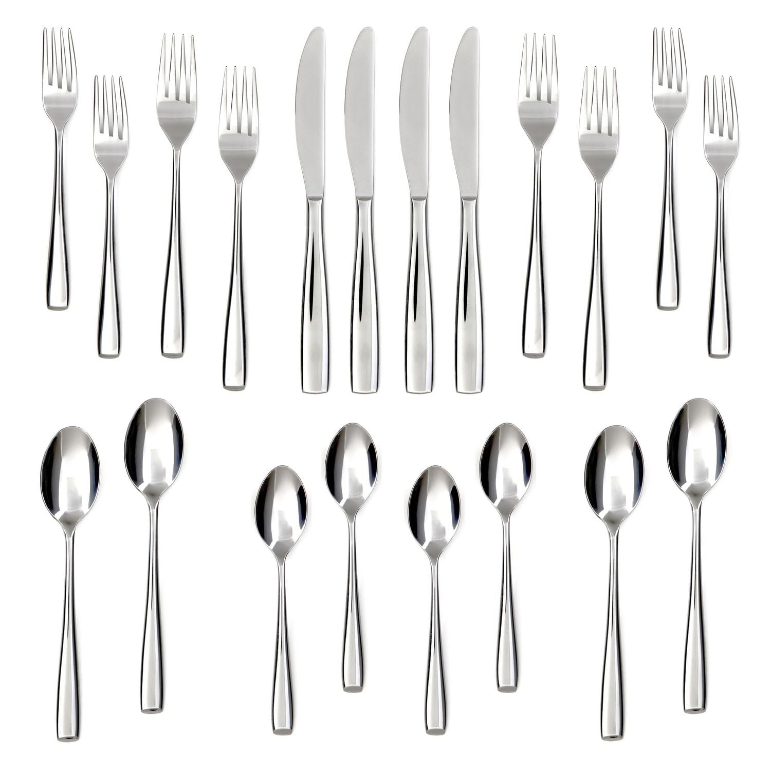 Cambridge Annalise Mirror 18/0 Stainless Steel 20 Piece Flatware Set