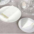 thumbnail image 2 of Efavormart 20 Pack Foil Disposable White Airlaid Paper Dinner Napkins | Soft Linen-Feel Hand Towels Scroll for Kitchen, Bathroom, Parties, Weddings - Gold, 2 of 10
