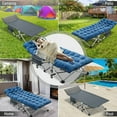 thumbnail image 5 of ABORON 2 Packs Oversized XXL Folding Camping Cot for Adults & Kids, 78" L x 32" W x 18" H Large Folding Guest Bed Cots, 900lb Sleeping Cot Folding Bed with 2 Sided Mattress & Carry Bag, 5 of 13