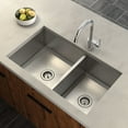 thumbnail image 3 of Moen G16221 34" Double Basin Undermount 16-Gauge Stainless Steel Kitchen Sink - Stainless, 3 of 9