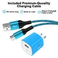 thumbnail image 2 of Type C Charger Block, 3pcs USB Block with 6FT Type C Cable Cord, Hootek USB C Charger Block with USB A to USB C Charging Cable, Type C Wall Charger Brick for Android Charging Cords USB-C Phone Cables, 2 of 9