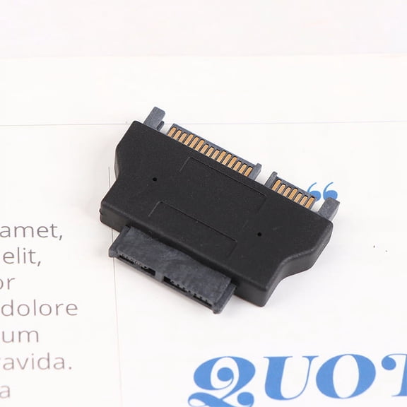 Slimline Adapter SATA 7 15 22Pin Male To Slim SATA 7 6 13Pin Female Adapter