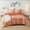 Burnt Orange, variant on Regency Heights Full/Queen Blush Velvet Comforter Set, Luxury 3-Piece All-Season Bedding, Bed Set with Shams
