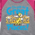 thumbnail image 3 of Dr. Seuss - I'm Off To Great Places - Toddler And Youth Raglan Graphic T-Shirt, 3 of 6