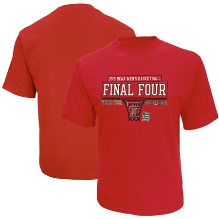 Tech Red Raiders 4 Light - Texas Tech Red Raiders Russell 2019 NCAA Men's Basketball Tournament March Madness Final Four Bound T-Shirt - Red