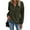 Army Green, variant on Women's Casual Long Sleeve Lapel Zipper Sweatshirt Drawstring Loose Pullover Tops