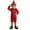 j2-Red, variant on Girls Christmas Elf Costume Holiday Party Dresses Hat Belt Socks Dress Up Clothes 4 Piece 2-14 Years