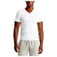 thumbnail image 4 of Polo Ralph Lauren Mens Slim Fit Cotton V-Neck T-Shirt 3-Pack Style-RSVNP3, 4 of 8