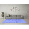 thumbnail image 3 of Ahgly Company Indoor Square Persian Blue Traditional Area Rugs, 6' Square, 3 of 4