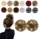 thumbnail image 1 of Feidylong 2 piezas de pelo de moño desordenado ondulado rizado Scrunchies sintético moño cola de caballo extensiones de cabello grueso Updo postizos para mujeres niñas (mezcla marrón jengibre rubio bl, 1 of 1