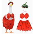 thumbnail image 7 of AuroraX Funny Porch Goose Outfit Sets Goose Decorations Party for 23 Inch Porch Goose Large Garden Seasonal Summer Porch Goose Clothes Set, 7 of 7