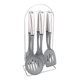 thumbnail image 1 of Juego 6 Utensilios Cocina Nylon Hudson + Base Acero Gris, 1 of 1