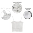thumbnail image 2 of Nueva camisola de verano para mujer, prendas de vestir exteriores de color sólido, mallas interiores sin mangas con ombligo expuesto Adepaton BST3013512-1, 2 of 5
