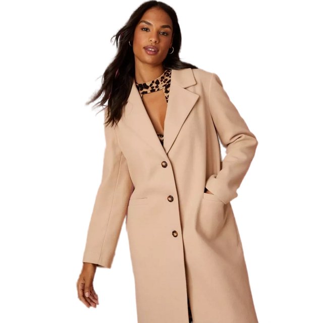 Dorothy Perkins - Saco para Mujer (Camello)