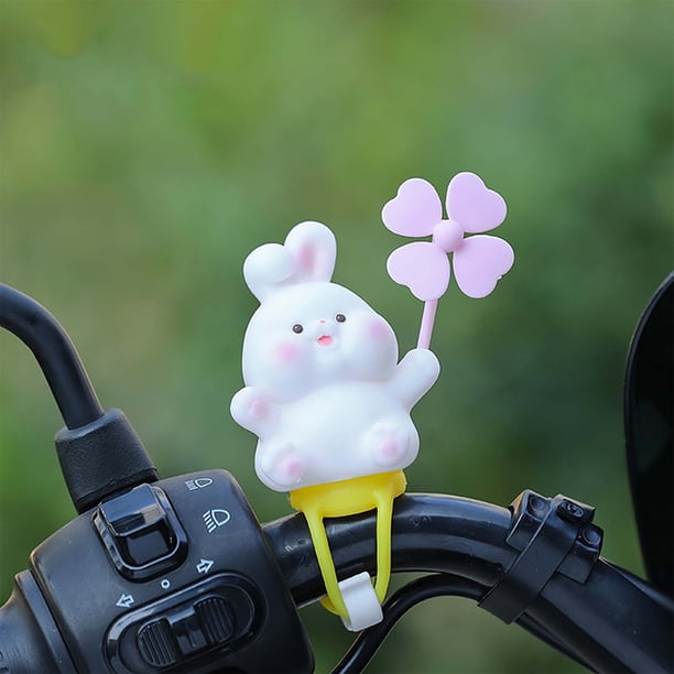 Creative Cute Bicycle Vehicle Decoration Animals Doll Strap Motorcycle Bicycle Decoration Gift