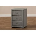 thumbnail image 4 of Baxton Studio 147-424-8161-AMZ Vanessa Nightstand, Grey, 4 of 10