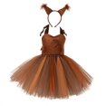thumbnail image 3 of Tachiuwa Robe Cosplay Écureuil pour Filles Jupe Tutu pour Événements de Rôle avec Bandeau Taille P, 3 of 9