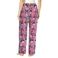 thumbnail image 3 of Xecao Colorful Cute French Bulldog Women's Straight Lounge Pajama Pants: The Epitome of Relaxed Sleepwear, 3 of 9