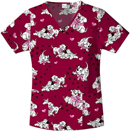 Dalmation Fun V-neck Top