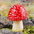 thumbnail image 5 of Holzlrgus 6 Pcs Miniature Mushroom Figurine Plastic Mushroom Model Realistic Artificial Mushroom Fairy Garden Landscape Decoration Supplies, 5 of 7