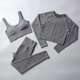 thumbnail image 1 of Ropa deportiva sin costuras para mujer, conjuntos de Yoga, Sujetador deportivo de entrenamiento, ropa de gimnasio, mallas de cintura alta, chándal de Fitness para mujer, trajes atléticos Tan Jianjun unisex, 1 of 2