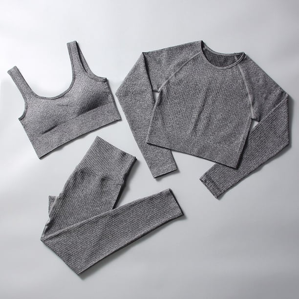 Ropa deportiva sin costuras para mujer, conjuntos de Yoga, Sujetador deportivo de entrenamiento, ropa de gimnasio, mallas de cintura alta, chándal de Fitness para mujer, trajes atléticos Tan Jianjun unisex