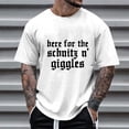 thumbnail image 6 of Razzly Men T Shirts Funny Print Graphic Tee Comfortable Short Sleeve Casual Summer Top for Daily Wear Outdoor Activities(White,M), 6 of 6