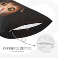 thumbnail image 5 of Bixox Animal Cat Printed Pillow Protector,Super Soft Ideal for Home,Guests,Rentals - 14"x20", 5 of 8