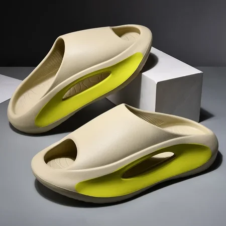 

Men s Summer Slippers for Men Shoes Thick Sole Leisure 2024 New Style Suitable for Outdoor Wear Popular in Vietnam Beach Sandals